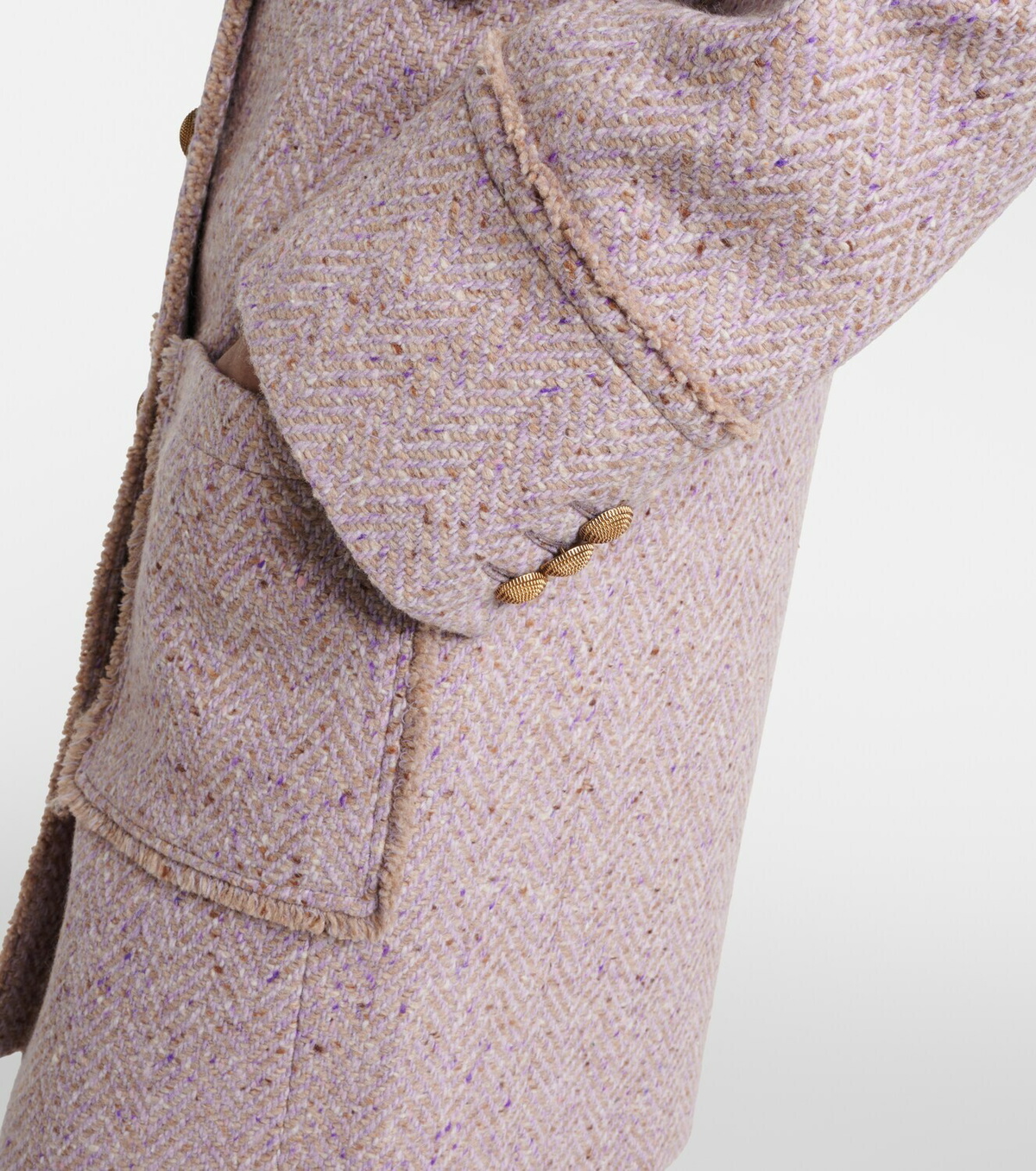 Chloé Wool-blend tweed coat