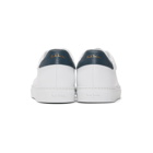 Paul Smith White and Blue Basso Sneakers