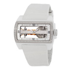 Corum Ti-Bridge Hand Wind Diamond Mother of Pearl Openwork Dial Ladies Watch 007.129.52/0009 0000