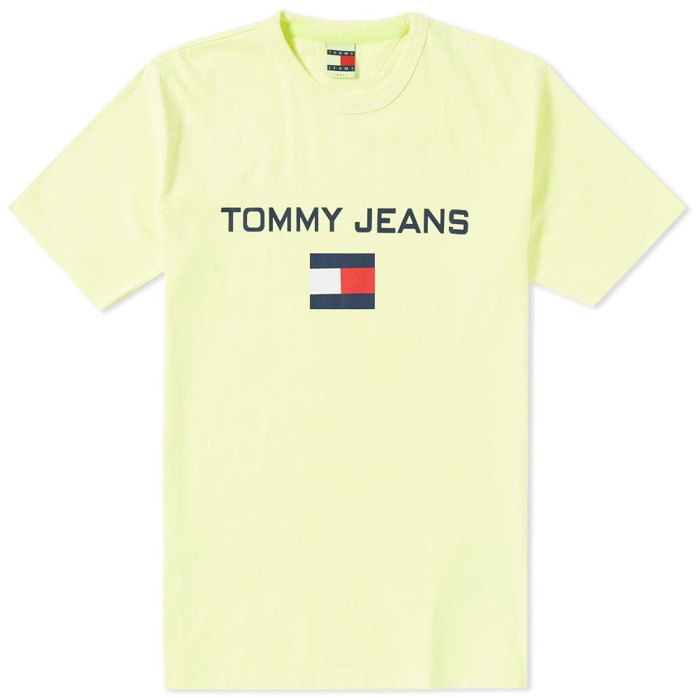 Dictatuur openbaar golf Tommy Jeans 5.0 90s Logo Tee Yellow Tommy Jeans