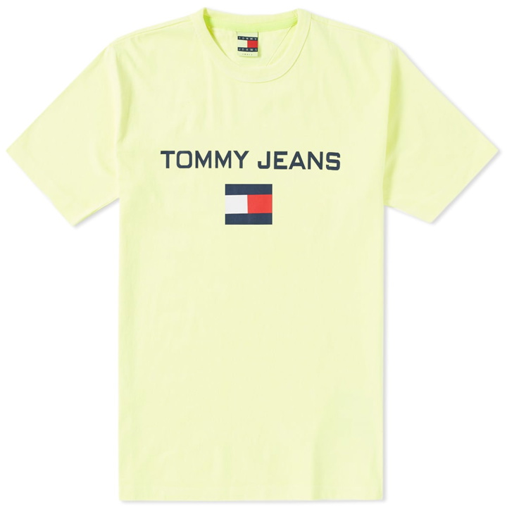 Photo: Tommy Jeans 5.0 90s Logo Tee Yellow
