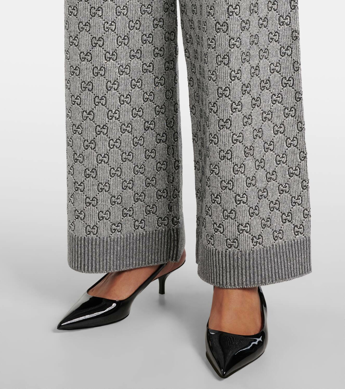 【関税&送料込】Gucci Cashmere Pants Gucci Wool and cashmere-blend wide-leg pants Gucci