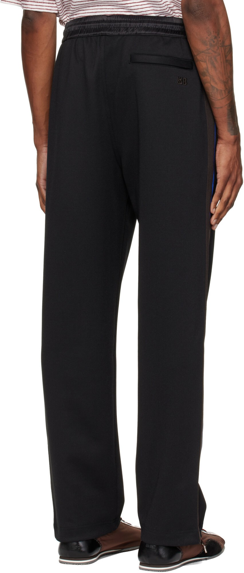 Wales Bonner Black Form Track Pants