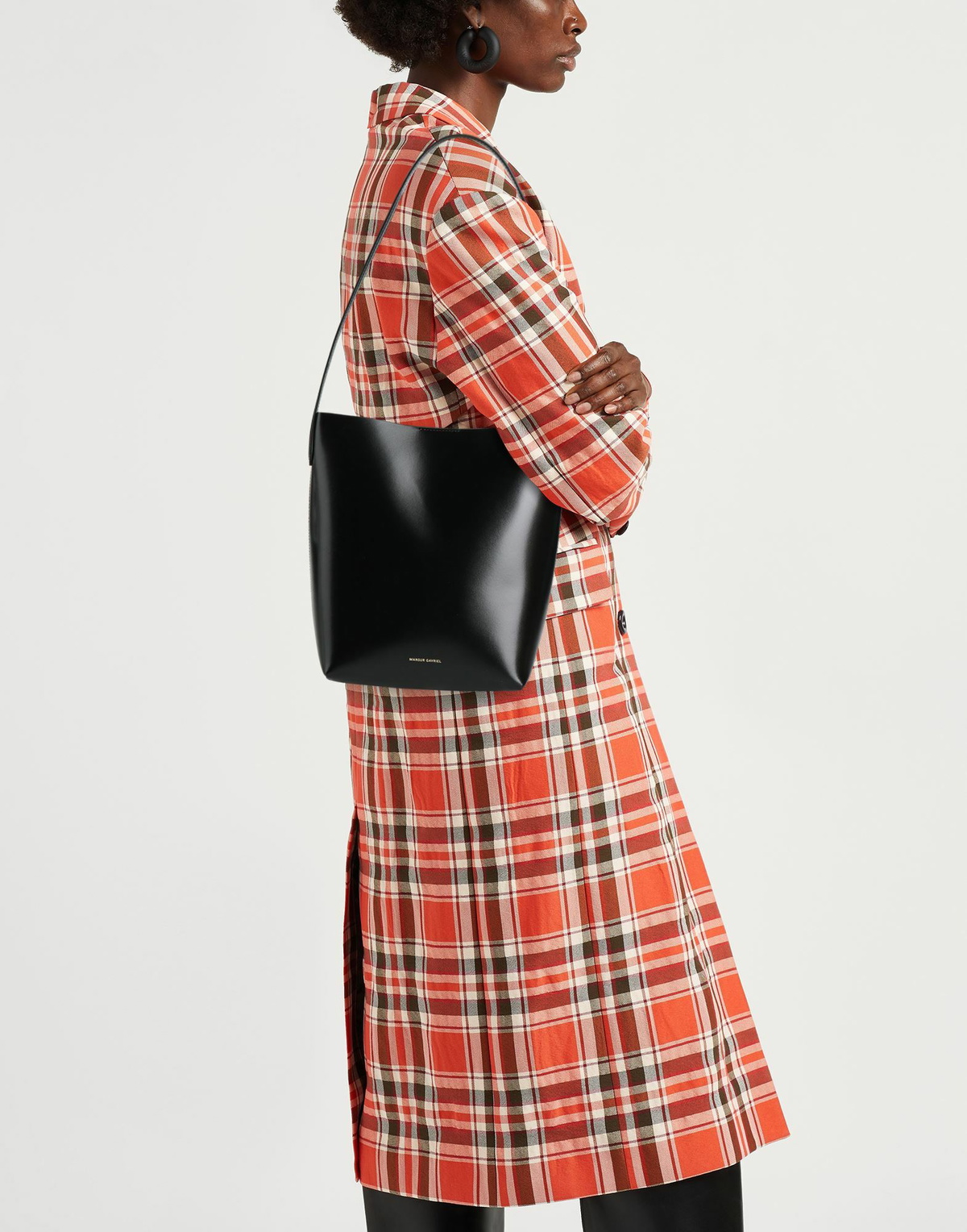 Mansur Gavriel Small Everyday Womens Shoulder bag in Black