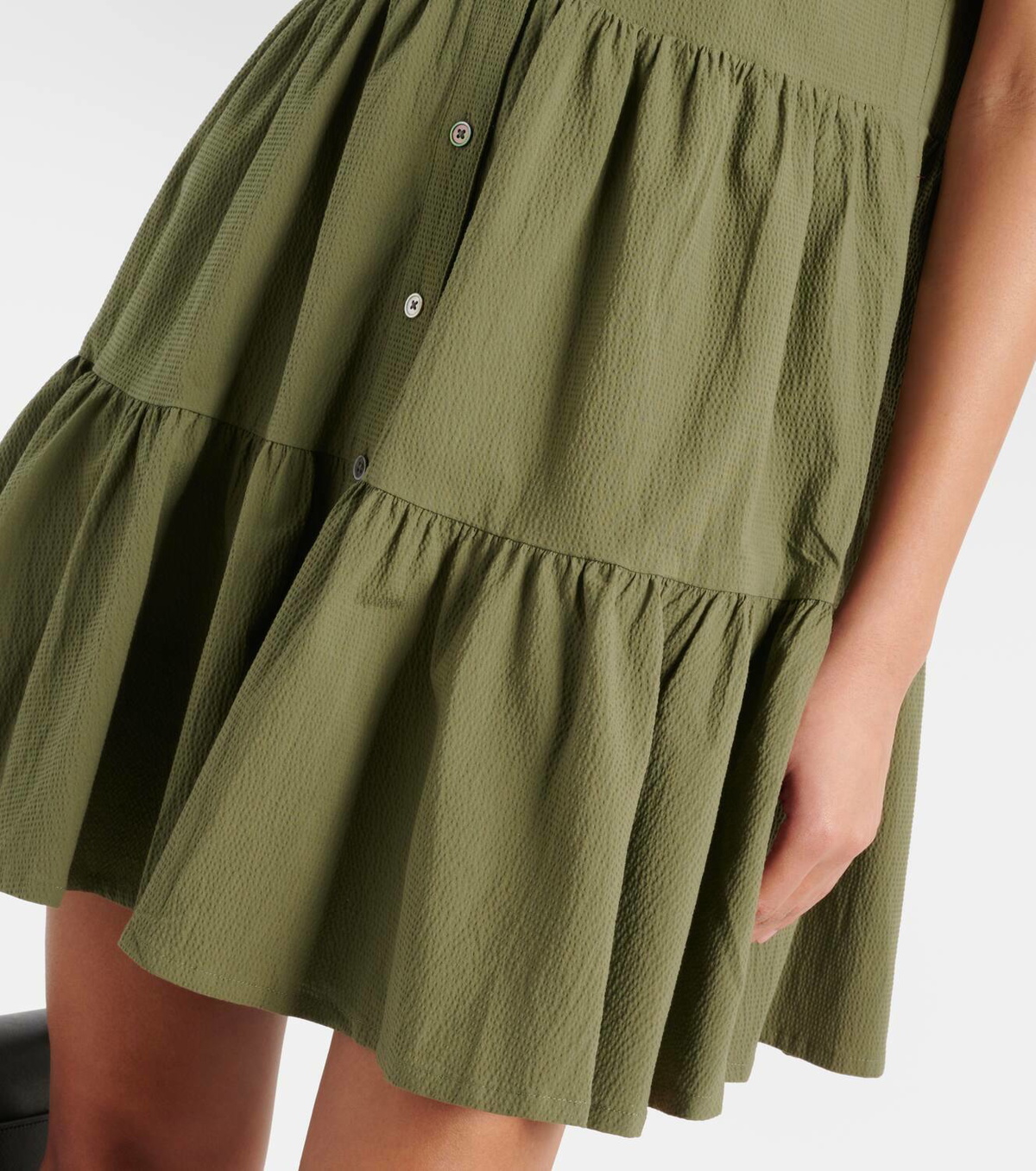 【Veronica Beard】 Trisha tieredコットンミニドレス Veronica Beard Trisha tiered cotton minidress Veronica Beard