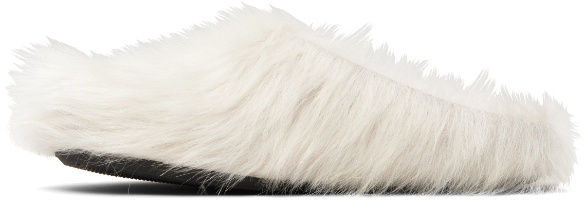 Marni Off-White Fussbett Sabot Slip-on Loafers