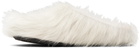 Marni Off-White Fussbett Sabot Slip-on Loafers