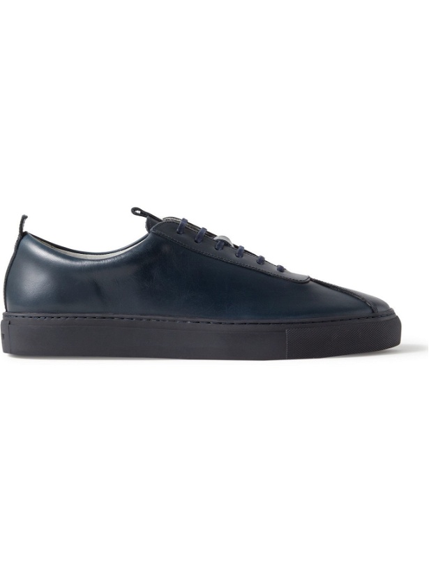 Photo: Grenson - Leather Sneakers - Blue
