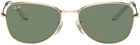 Ray-Ban Gold RB3733 Sunglasses