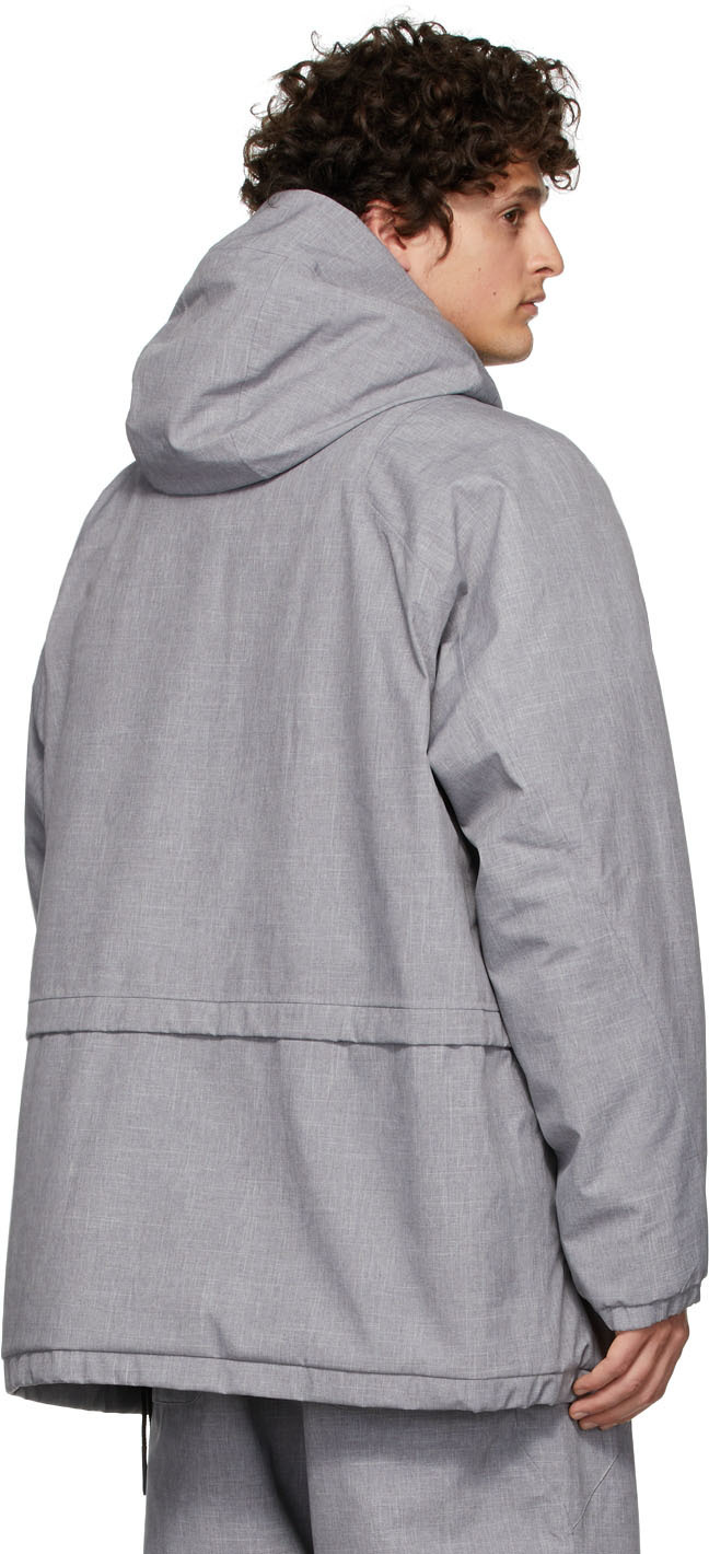 BYBORRE Grey Bulky Jacket