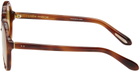 LINDA FARROW Tortoiseshell Raphael Sunglasses