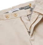 Boglioli - Slim-Fit Cotton-Blend Drill Trousers - Neutrals