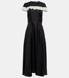 REDValentino Silk satin midi dress