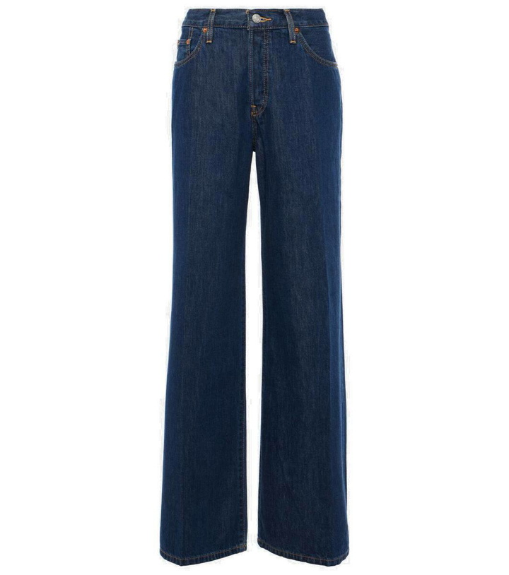 Photo: Re/Done Palazzo mid-rise wide-leg jeans