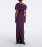 Carolina Herrera Sofia crêpe gown