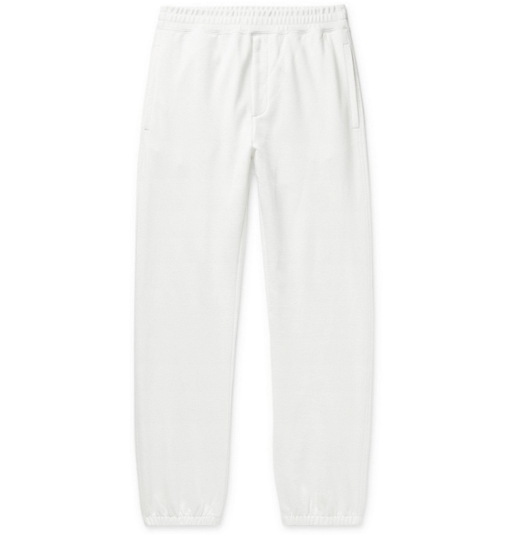 Photo: The Row - Olin Loopback Cotton-Jersey Sweatpants - Neutrals