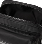 Dolce & Gabbana - Convertible Logo-Detailed Leather-Trimmed Nylon Bag - Black