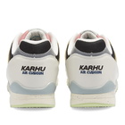 Karhu Men's Synchron Classic Sneakers in Lily White/Green Moss