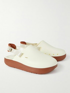 Suicoke - Webbing-Trimmed Rubber Mules - Neutrals