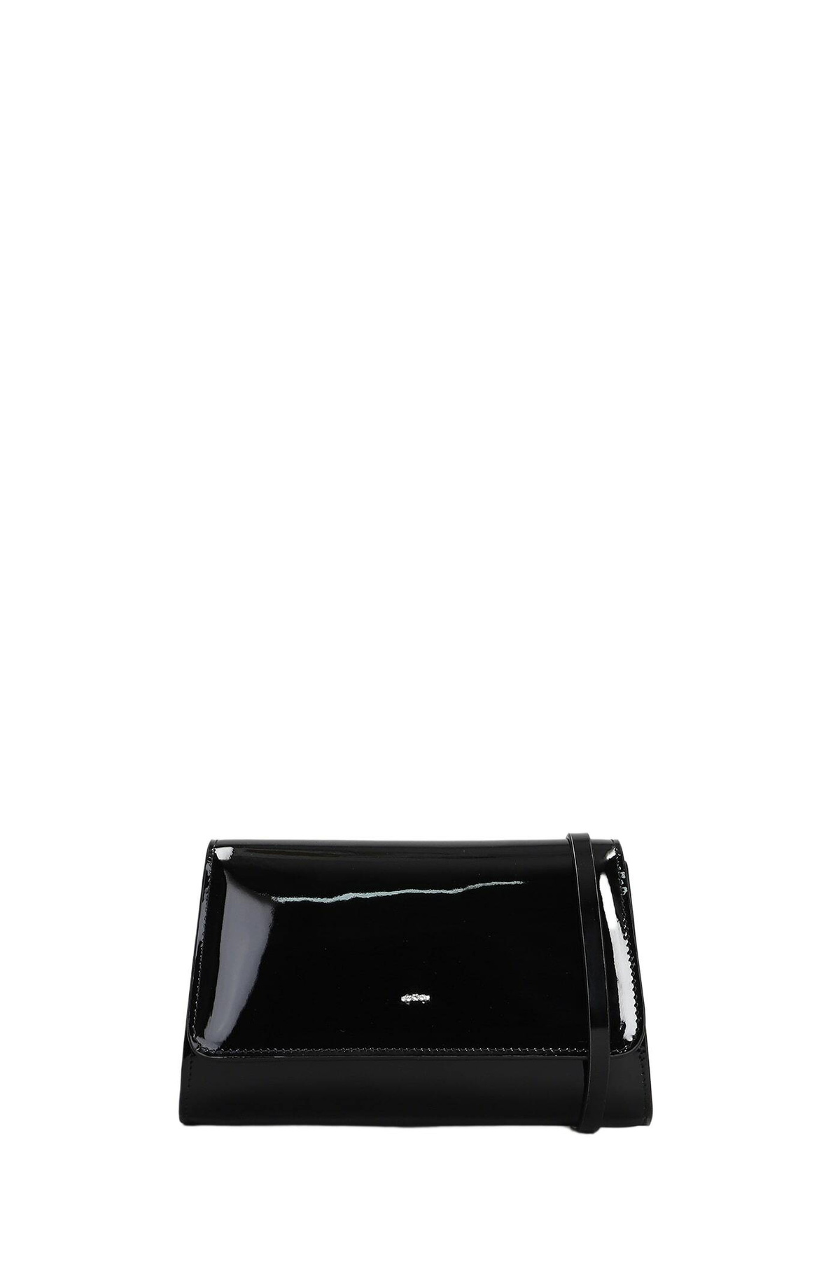 Giuseppe Zanotti Cleopatra Clutch In Black Patent Leather