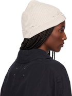 MM6 Maison Margiela Pink & Gray Amended Optical Ribs Beanie