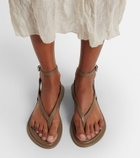 A.Emery Sabine leather thong sandals