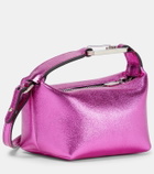 Eéra Moonbag metallic leather clutch