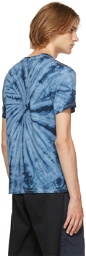 Liam Hodges Blue Tie-Dye 'Subnormal Futures' T-Shirt