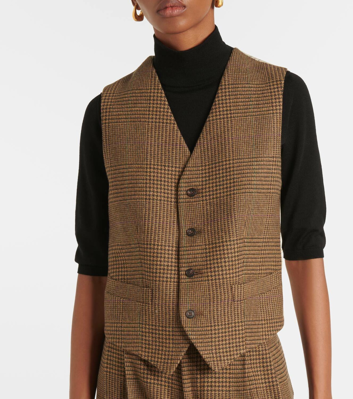 Polo Ralph Lauren Wool-blend tweed vest