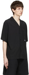 MSGM Black Lyocell Shirt