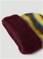 Brain Dead Fuzzy Knit Beanie Hat unisex Yellow