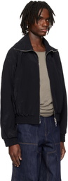 CMMAWEAR Navy Funnel-Neck Jacket
