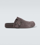 Loewe Ease suede mules