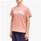 Sporty & Rich Men's Wellness Ivy T-Shirt in Salmon/White