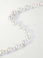 POLITE WORLDWIDE® - Silver, Pearl and Enamel Necklace