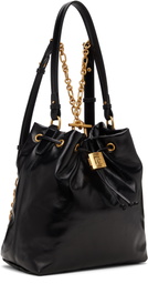 Balmain Black Pulse Calfskin Leather Backpack