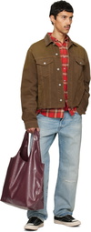 A.P.C. Burgundy Ninon Tote