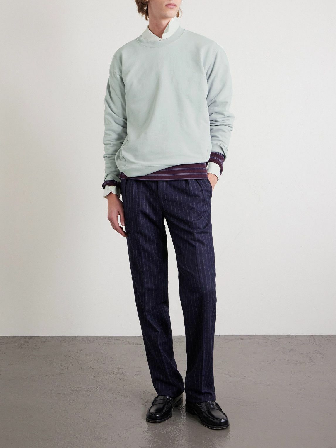 Folk - Anniversary Organic Cotton-Jersey Sweatshirt - Gray
