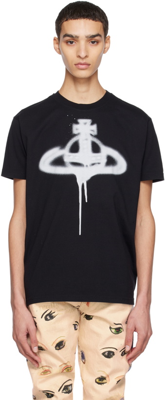 Photo: Vivienne Westwood Black Spray Orb T-Shirt