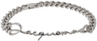 Jacquemus Silver Le Papier 'La Gourmette' Bracelet