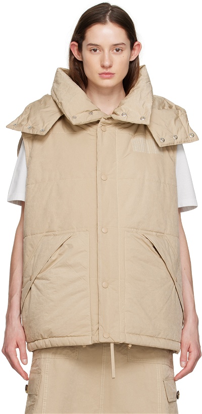 Photo: Marc Jacobs Beige Oversized Puffer Vest
