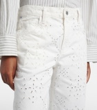 Citizens of Humanity Lindz broderie anglaise straight jeans
