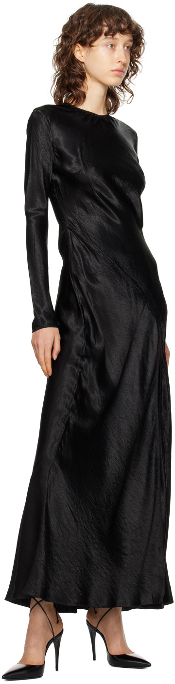 Anna October Black Lulu Maxi Dress