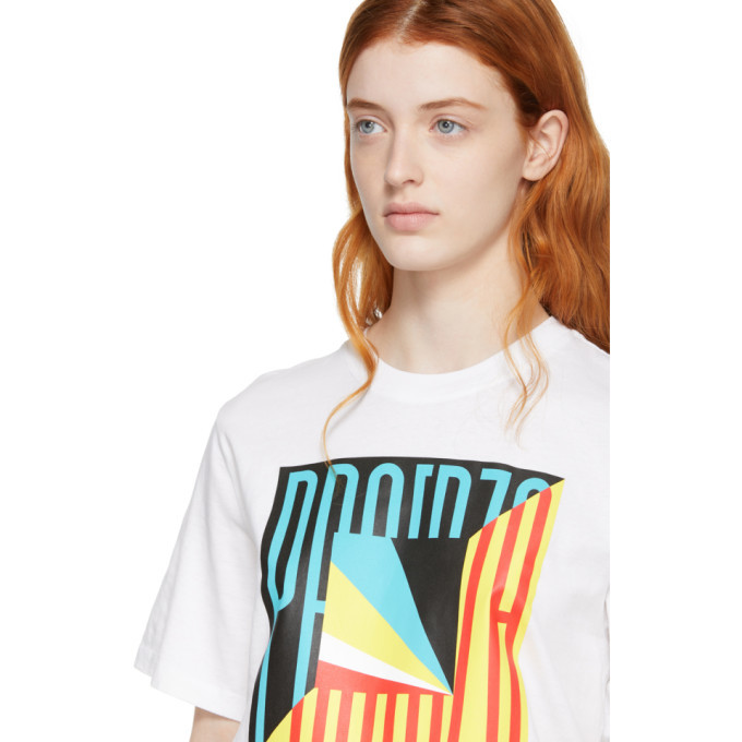 Proenza Schouler White PSWL Flag T Shirt Proenza Schouler