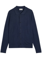 John Smedley Floyd Cotton Cardigan Navy