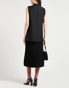 Fendi Womens Tailored Vest in Black