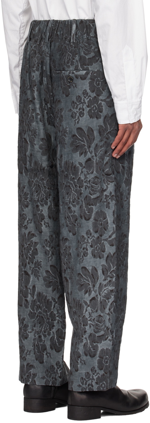 UMA WANG Gray Paxton Trousers