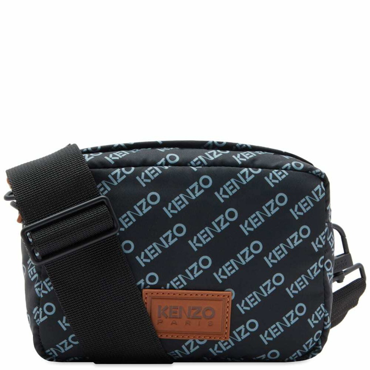 Photo: Kenzo Men's Repeat Logo Cross-Body Bag in Black