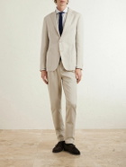 Eleventy - Lyocell and Linen-Blend Suit Jacket - Neutrals