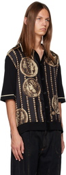 Dolce & Gabbana Black Paneled Shirt